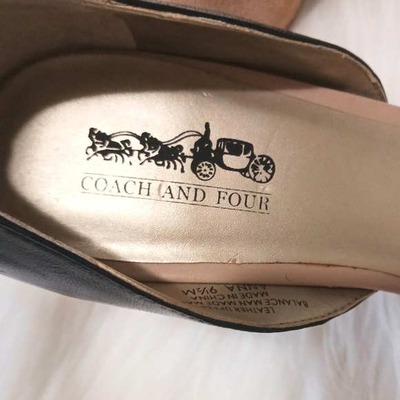 Coach and Four Women's Anna Camel Suede High Heels Sz 9.5M - Picture 4 of 11